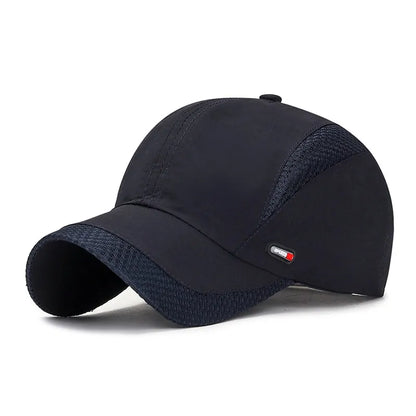 Outdoor Sport Sunscreen Baseball Cap: Men's Breathable Mesh Hat