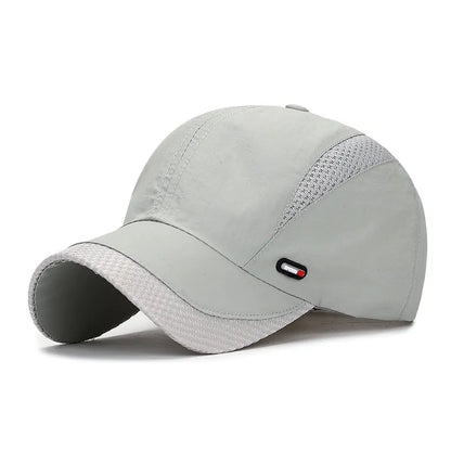 Outdoor Sport Sunscreen Baseball Cap: Men's Breathable Mesh Hat