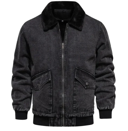 Men's Fleece-Lined Denim Jacket