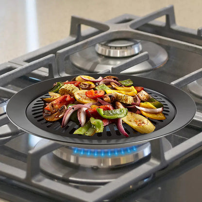 Go Go Smokeless Non-Stick Barbecue Grill For Indoors And Outdoors