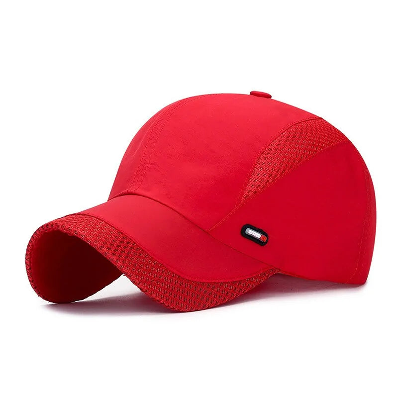 Outdoor Sport Sunscreen Baseball Cap: Men's Breathable Mesh Hat