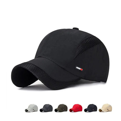 Outdoor Sport Sunscreen Baseball Cap: Men's Breathable Mesh Hat