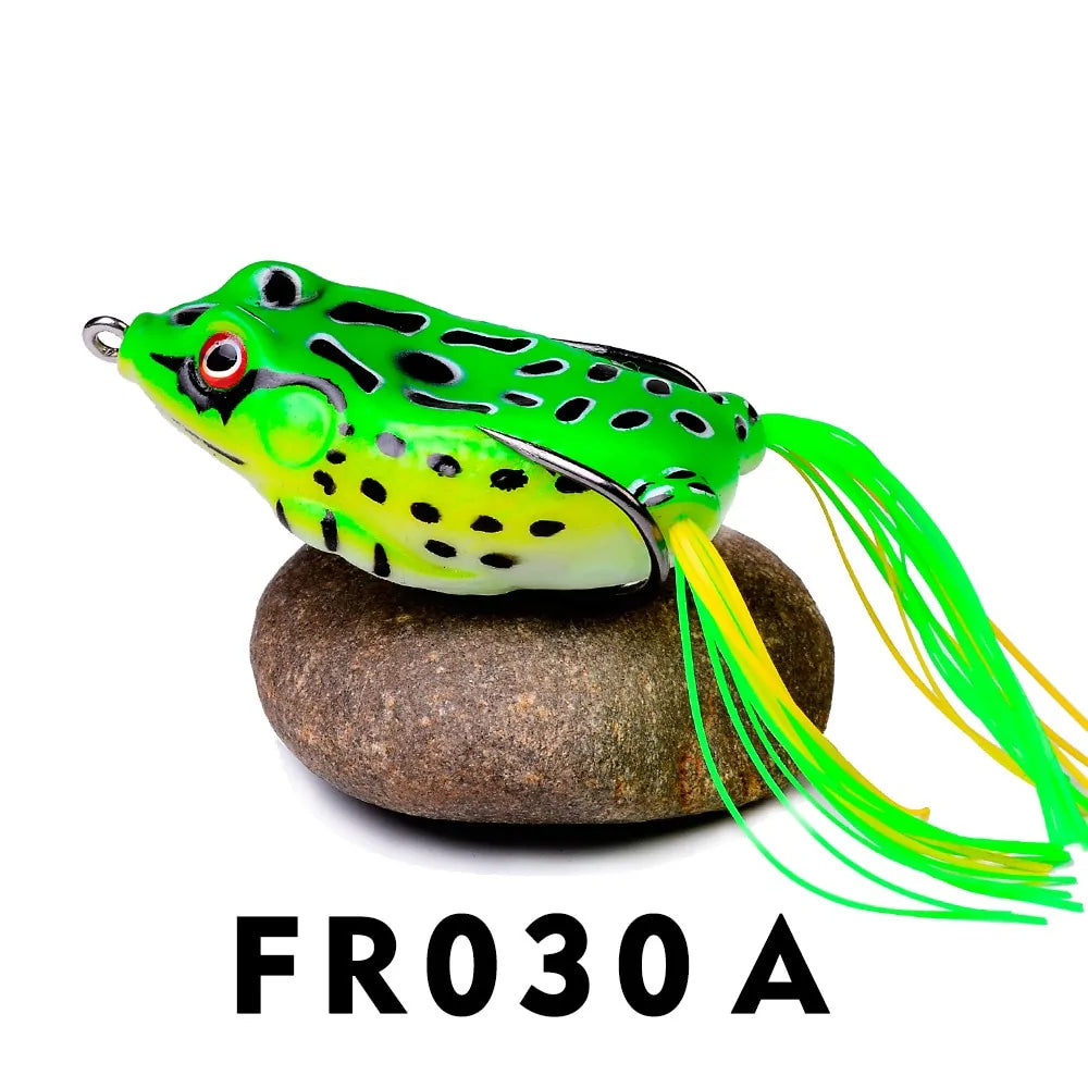 Frog Lure Soft Tube Bait Plastic Fishing Lure with Fishing Hooks