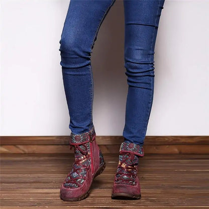 Jacquard Boots