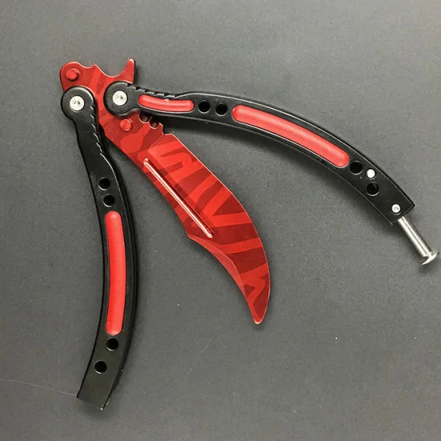 Not Edged Doppler Phase Butterfly Knife