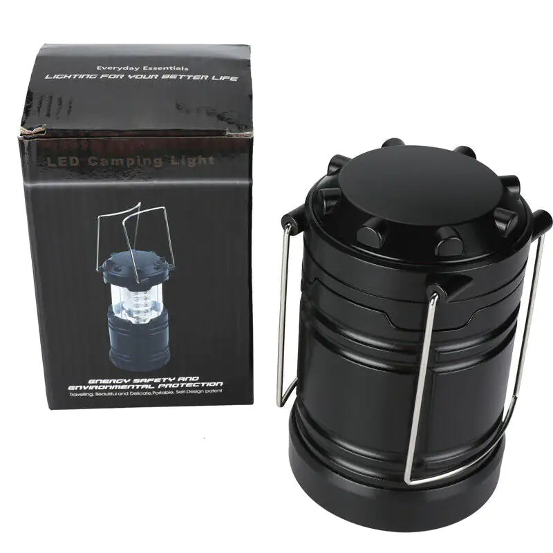 Ultra Bright Portable Collapsible 30 LEDs Hiking Camping Lantern Tent Light Lamp