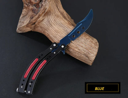 Not Edged Doppler Phase Butterfly Knife