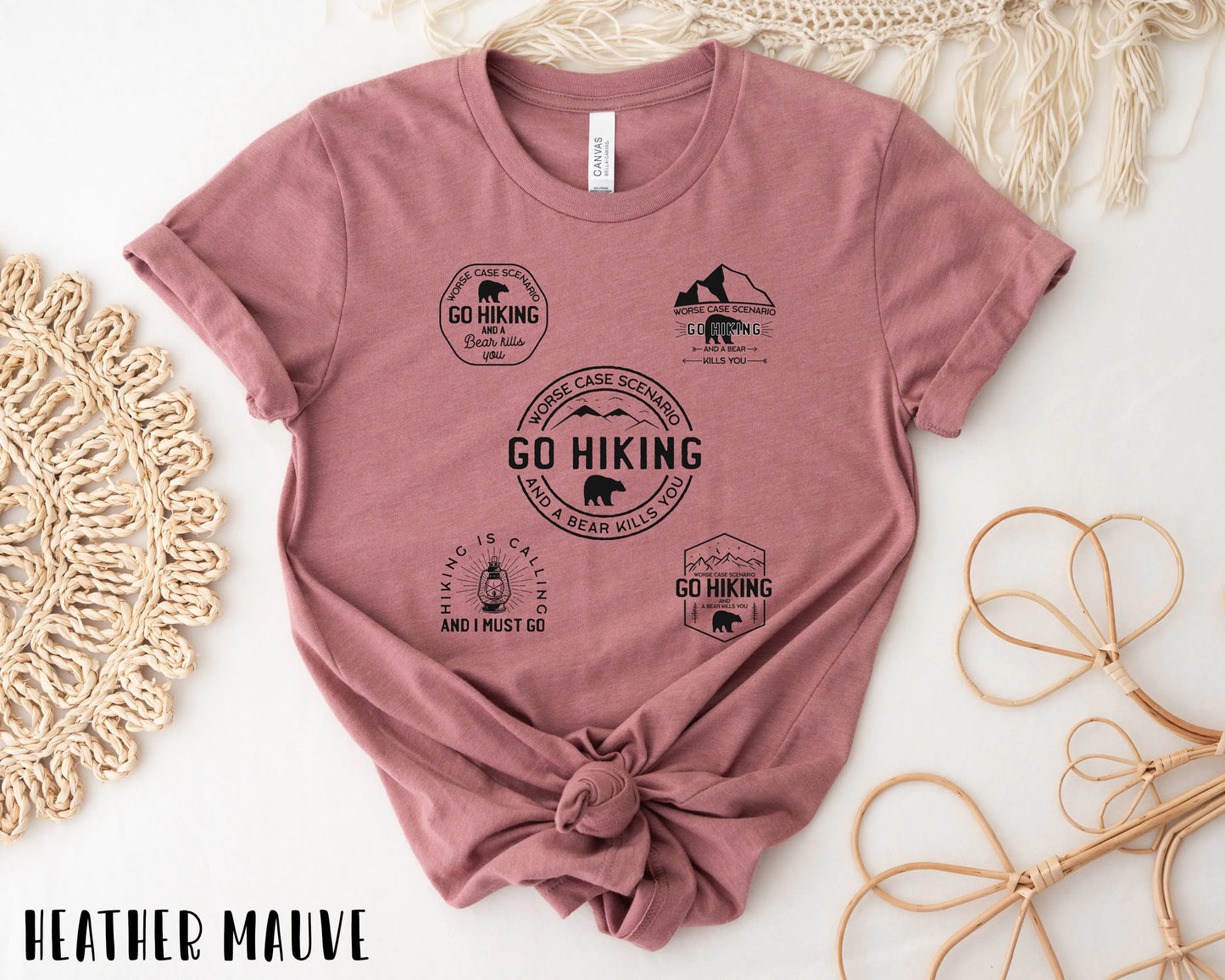 Hiking Shirt, Go Hiking Bear Kills You