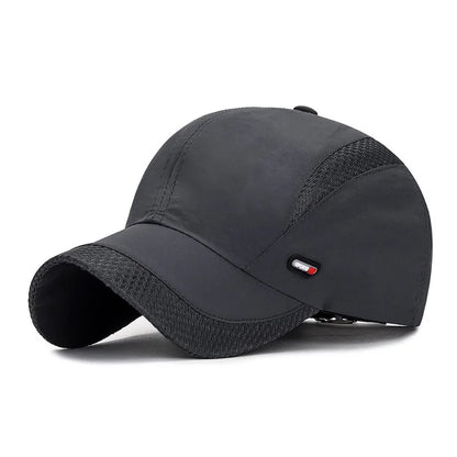 Outdoor Sport Sunscreen Baseball Cap: Men's Breathable Mesh Hat