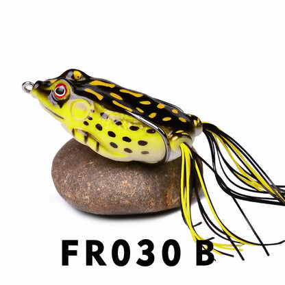 Frog Lure Soft Tube Bait Plastic Fishing Lure with Fishing Hooks