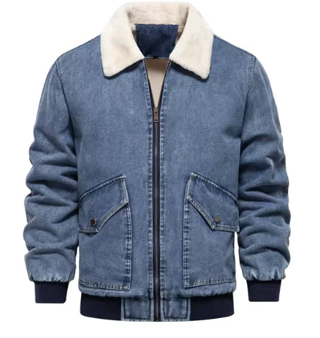 Men's Fleece-Lined Denim Jacket