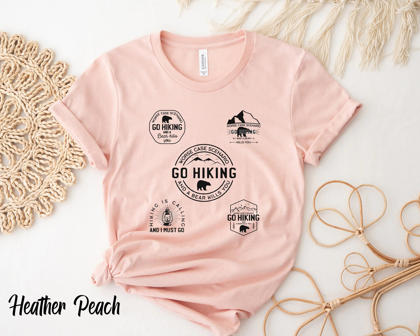 Hiking Shirt, Go Hiking Bear Kills You