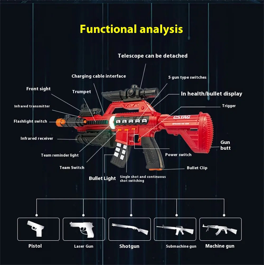 Laser Tag Infrared Gun