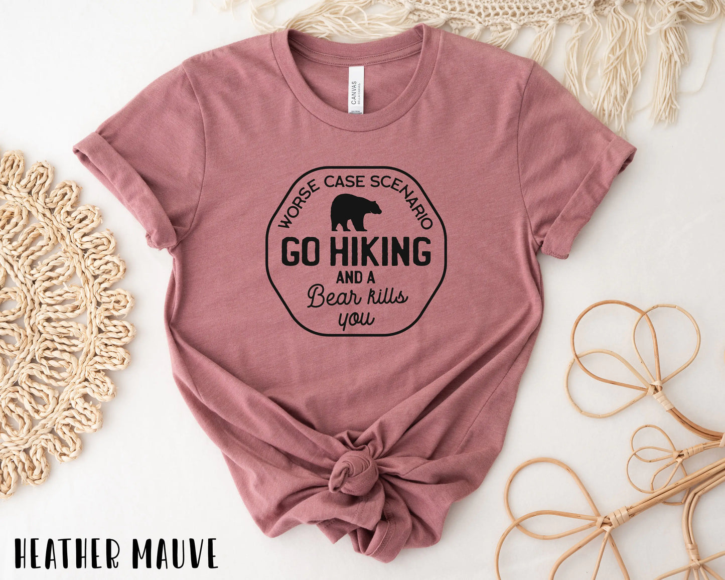 Go Hiking Bear Kills You, Adventure T-Shirt