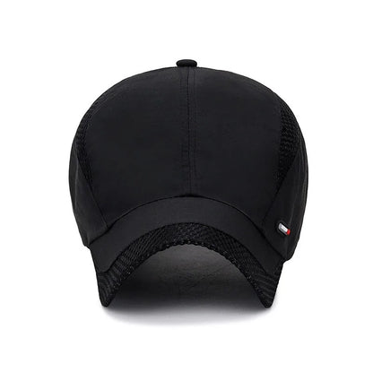 Outdoor Sport Sunscreen Baseball Cap: Men's Breathable Mesh Hat