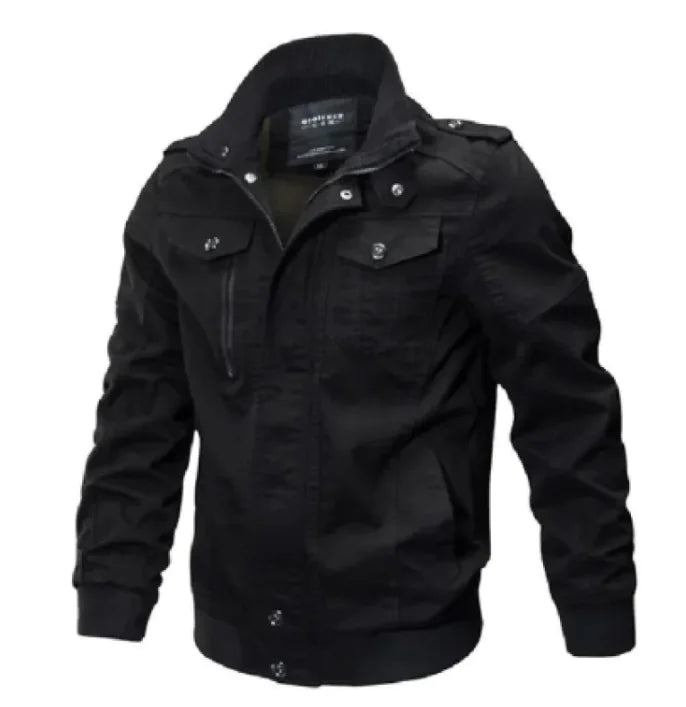 Heritage Cotton Bomber Jacket for Men