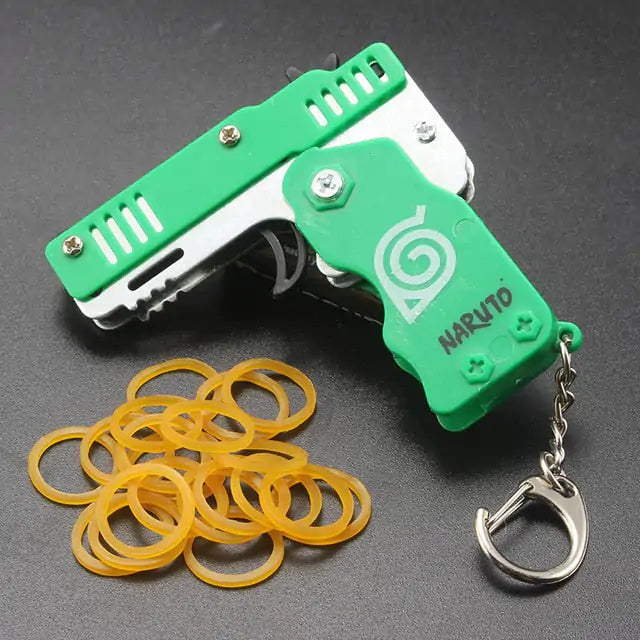 Metal Toy Gun Keychain