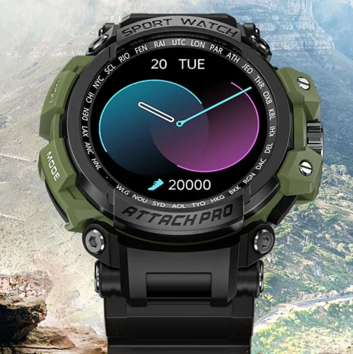 Rugged Outdoor Smartwatch with Bluetooth Calling