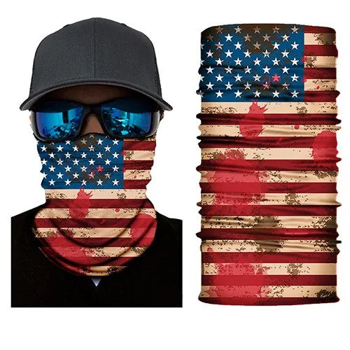 Flag Face Bandana: Multi-functional Outdoor Accessory for Men