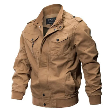 Heritage Cotton Bomber Jacket for Men