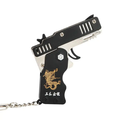 Metal Toy Gun Keychain