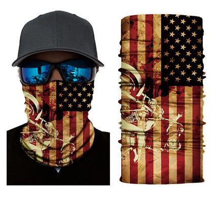 Flag Face Bandana: Multi-functional Outdoor Accessory for Men