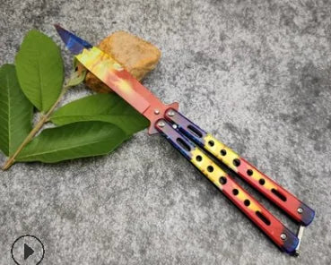 Colorful Training Folding Pocket Knife