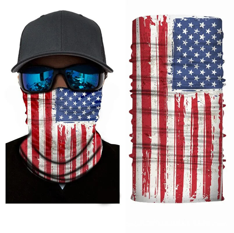 Flag Face Bandana: Multi-functional Outdoor Accessory for Men