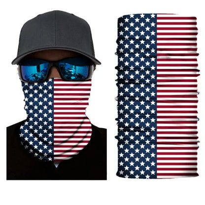 Flag Face Bandana: Multi-functional Outdoor Accessory for Men