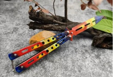 Colorful Training Folding Pocket Knife