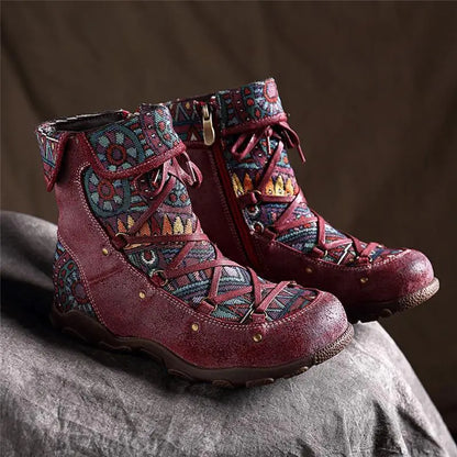 Jacquard Boots